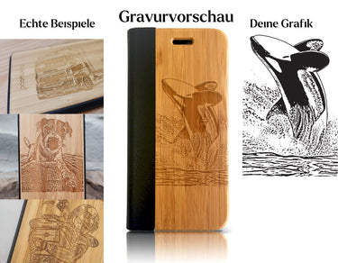 INDIVIDUELL iPhone 14 Pro Max Bambus-Kunststoff